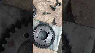 27T rear sprocket Honda 70 fit foryou sherooautos shortsfeeds [upl. by Analah63]