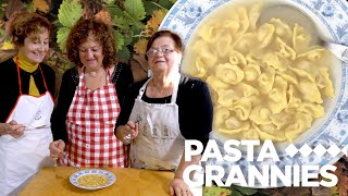 How to make tiny cappelletti pasta in broth  Pasta Grannies [upl. by Nyvar986]