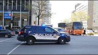 SPVM MONTREAL POLICE RESPONDS TO CALLS  LE SERVICE DE POLICE RÉPONDS À DES APPELS  MPDSPVM  20X [upl. by Elleynod]