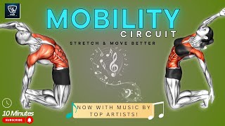 Full Body Mobility Circuit  10Min Stretch amp Flexibility Workout  Follow Along [upl. by Spector]