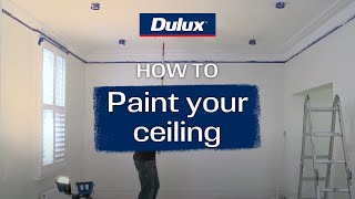 Stepbystep guide to painting your ceiling  Dulux [upl. by Doy]