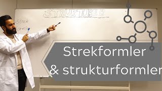 Hvordan skrivetegne kjemiske strukturerformler  strekformler strukturformler Ep15 [upl. by Lock]