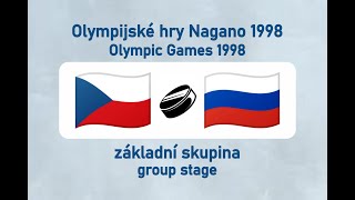 OH Nagano 1998 lední hokej CZERUS základní skupina [upl. by Afinom284]