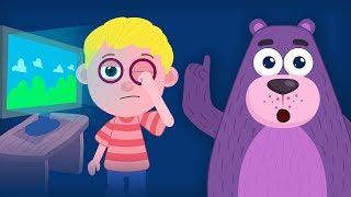 How to take care of your eyes  Good Habits for kids  Moral Stories  Polly Olly [upl. by Atnovart]