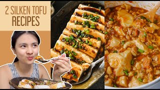 2 Easy Ways to Cook amp Prepare Silken Tofu  Budget Vegan Recipes [upl. by Anwahsiek347]