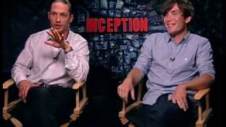 Cillian Murphy and Tom Hardy  Inception Junket Interview part2 [upl. by Airakaz561]