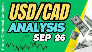 USD CAD Technical Analysis for September 26 2024 [upl. by Sussna992]