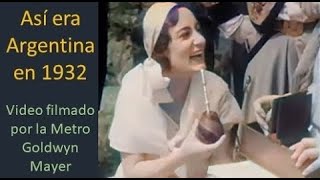 Video de ARGENTINA a inicios del siglo XX EN COLORES  BUENOS AIRES 1932 Historia documental [upl. by Esilehc]