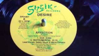 Desire  Affection Instrumental Version 1987 [upl. by Antin]