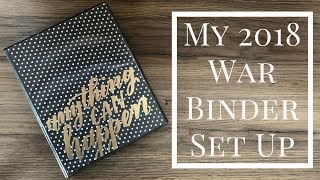 MY 2018 WAR BINDER SET UP  PRAYER JOURNAL  PRAYER ADVICE [upl. by Dobrinsky87]