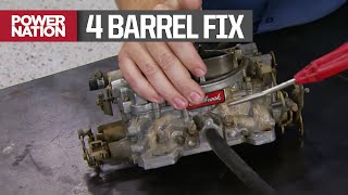 Rebuild An Edelbrock 4Barrel AFBstyle Performance Carburetor  Detroit Muscle S1 E5 [upl. by Willetta]