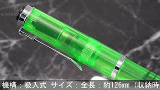 Pelikan ペリカン 万年筆 M205 DUO デモンストレーター シャイニーグリーン BB [upl. by Vidal]