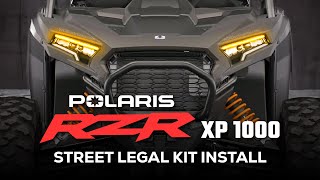 2024 Polaris RZR XP 1000  Street Legal Kit Install  WD ELECTRONICS [upl. by Pamelina]