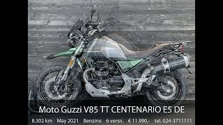 Moto Guzzi V85 TT CENTENARIO E5 DEMO [upl. by Sicnarf]