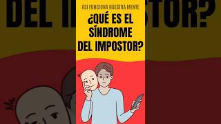 EL SÍNDROME DEL IMPOSTOR psicologia saludemocional [upl. by Odlareg823]