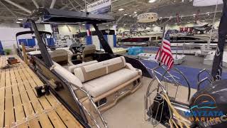 2023 Barletta Reserve Pontoon Walkaround at Minneapolis Boat Show [upl. by Chirlin]