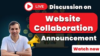 YouTube Live Discussion on Website Collaboration  Blogging Career  Google Webstories [upl. by Garlen727]