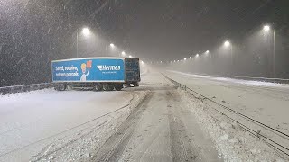 Heavy snowfall in parts of UK following coldest month since 2010 [upl. by Marv]