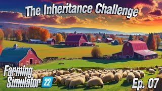 Farm Simulator 22  The Inheritance  Ep 07  This is jampacked where making silage is king [upl. by Rema]