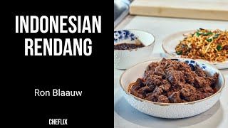 Indonesian Daging Rendang Recipe  Ron Blaauw  Cheflix [upl. by Leviram29]