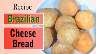 Brazilian CHEESE BREAD Recipe Pão de Queijo  GLUTEN FREE  Baked in the Air Fryer [upl. by Harlene]