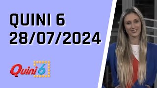 Quini 6 en vivo 28072024  Resultados del sorteo quini 6 del Domingo 28 de Julio del 2024 [upl. by Mieka498]