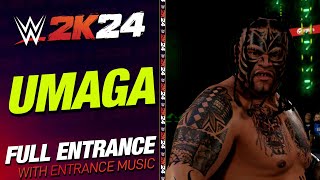 UMAGA WWE 2K24 ENTRANCE  WWE2K24 UMAGA ENTRANCE THEME [upl. by Cletus]