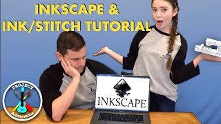 How to Use Inkscape amp InkStitch to Design Custom Embroidery Part 1 [upl. by Landmeier]