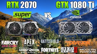 RTX 2070 Super vs GTX 1080 Ti  Test in 11 Games  1440p [upl. by Athal848]