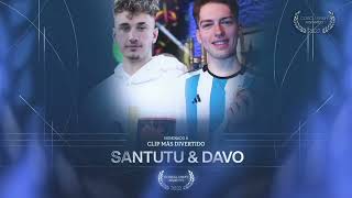 DAVO Y SANTUTU GANAN PREMIO A CLIP MAS DIVERTIDO COSCU ARMY AWARDS 2022 [upl. by Stodder]