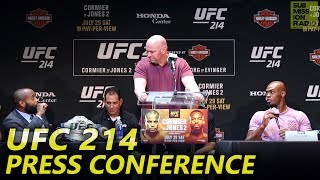 UFC 214 Cormier vs Jones 2 PreFight Press Conference Complete [upl. by Conny]