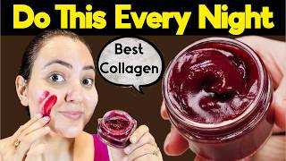 DIY COLLAGEN FACE CREAM For Spots काले धब्बे झाइयां Pigmentation amp Wrinkles  चमकदार Glowing Skin💕 [upl. by Burnsed]