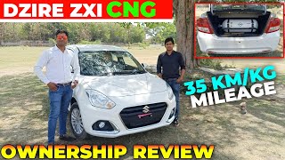 Suzuki Dzire Cng ownership review l dzire cng owner review l dzire cng zxi owner review l mrcars [upl. by Maunsell]