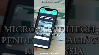 MIKRON AGRITECH PENDETEKSI CACING PADA RUMINANSIA shorts pertanian fakta trending farming [upl. by Gwenni166]