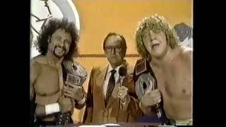 Jimmy Snuka amp Terry Gordy Interview GCW 19810822 [upl. by Averir]