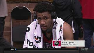 Axel Toupanes Postgame Interview After Rapters 905 Win [upl. by Oliana]