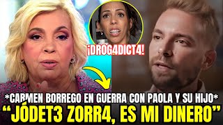 🔴 ¡FILTRACIÓN CARMEN BORREGO PILLADA CERRANDO EXCLUSIVA que PERJUDICA a su HIJO y a PAOLA OLMEDO [upl. by Asreht]