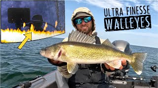 How to DROPSHOT Finicky Walleyes like a PRO [upl. by Leahkim]