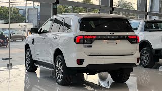 Ford Everest 2024 review Platinum  Longterm family SUV test of Isuzu MUX rivalling 7seat 4WD [upl. by Wohlen]