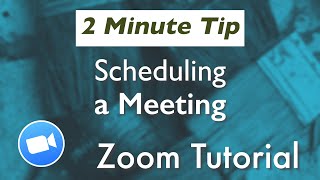 Time Saving Zoom Tutorial Scheduling a Zoom Meeting with 1Click [upl. by Anomahs5]