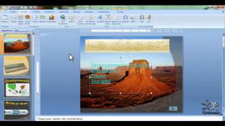 Comment créer un lien hypertexte dans PowerPoint 2007 [upl. by O'Hara100]