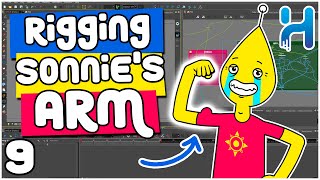 RIGGING Sonnies ARM  Toon Boom Harmony Rigging Tutorial  Part 9 [upl. by Samohtnhoj]