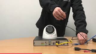 How to connect your MaxxOne Elite IP camera to your MaxxOne Elite Recorder [upl. by Naryk954]