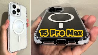 Torras clear magsafe iphone 15 pro max case [upl. by Atnes601]