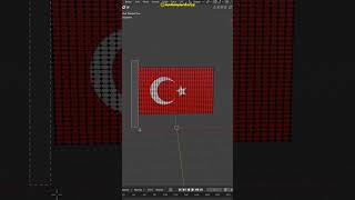 1 DK DA TÜRK BAYRAĞI  BLENDER TAKTİKLERİ  2 ders blender 3d tasarım çizim nasılçizilir [upl. by Babb]