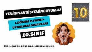 10 Sınıf İngilizce 1 Dönem 2 Yazılı Yeni Sınav Sistemi [upl. by Eves]