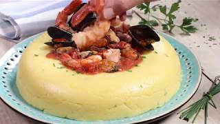 Anello di Polenta Valsugana con sugo di pesce [upl. by Maice374]