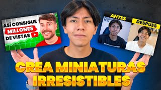 Cómo Hacer Miniaturas Para YouTube Con Photoshop [upl. by Dyun]