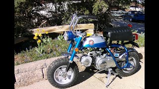 1969 Honda Z50A Silver Tag Walk Around [upl. by Halimaj915]