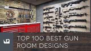 100 Gun Room Designs – Armories You’ll Want To Acquire [upl. by Oneil493]